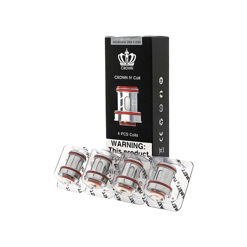 Uwell Crown 4 Coils – 4 Pack|UN2 0.23ohm