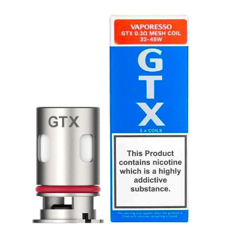 Vaporesso GTX Coils – 5 Pack|0.6 ohm|0.8 ohm|1.2 ohm|0.4 ohm