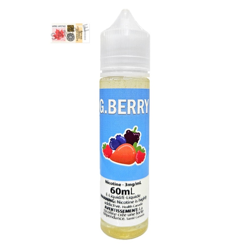 G. Berry eLiquid|30mL|120mL|250mL|500mL|1000mL|0|3|6|12|18|60:40:00