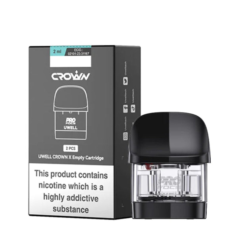 Uwell Crown X Pods  – 2 Pack|0.3ohm|0.6ohm