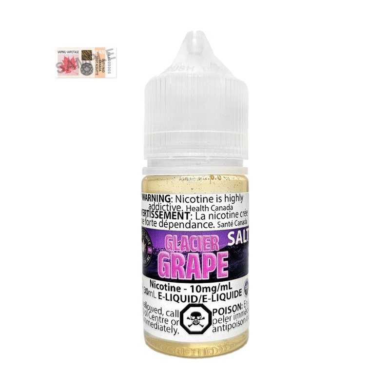 Famous Glacier Grape eLiquid | Salt Nic Ejuice