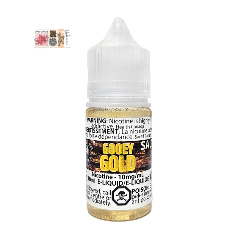 Famous Gooey Gold eLiquid | Salt Nic Ejuice
