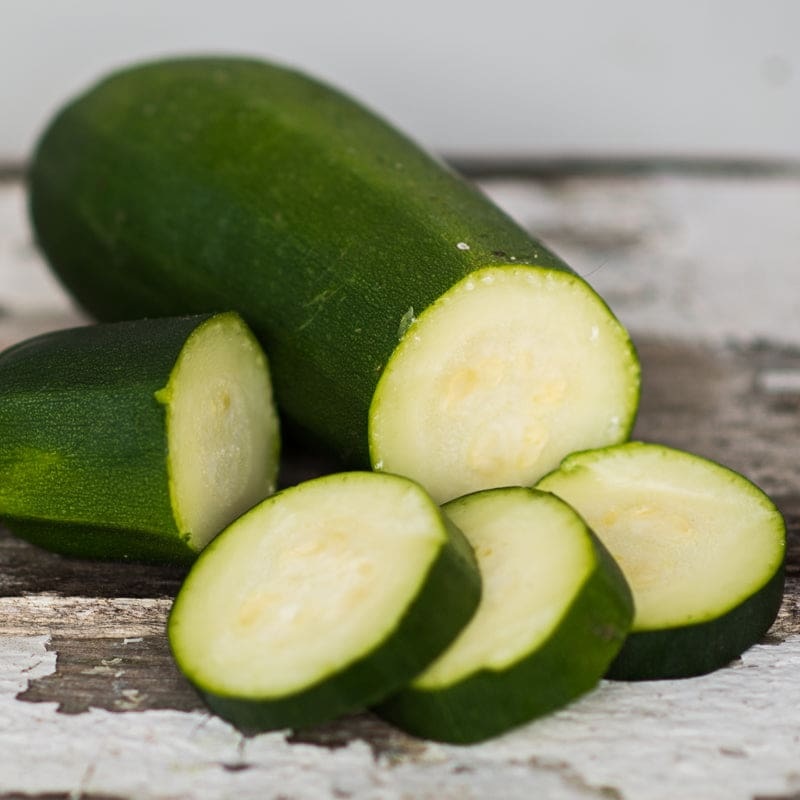 Black Zucchini Summer Squash (Heirloom, 50 Days)