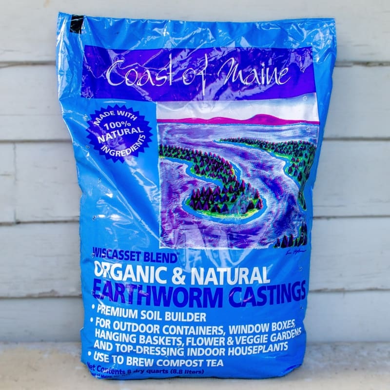 Coast of Maine Wiscasset Blend Earthworm Castings (8 QT)
