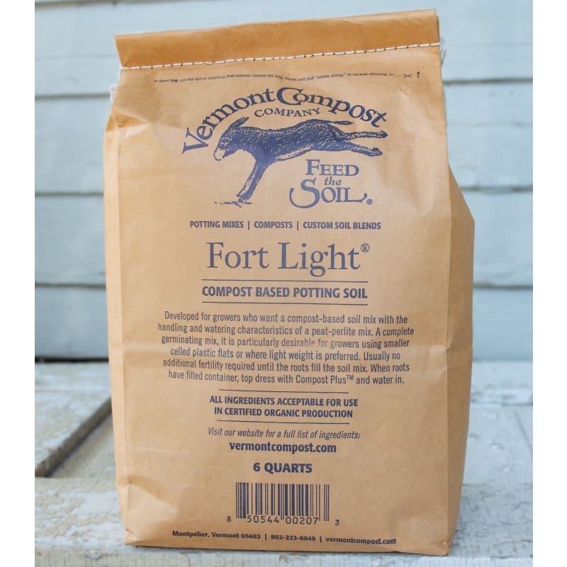 Vermont Compost Company Fort Light Compost-Based Potting Soil (6 QT)