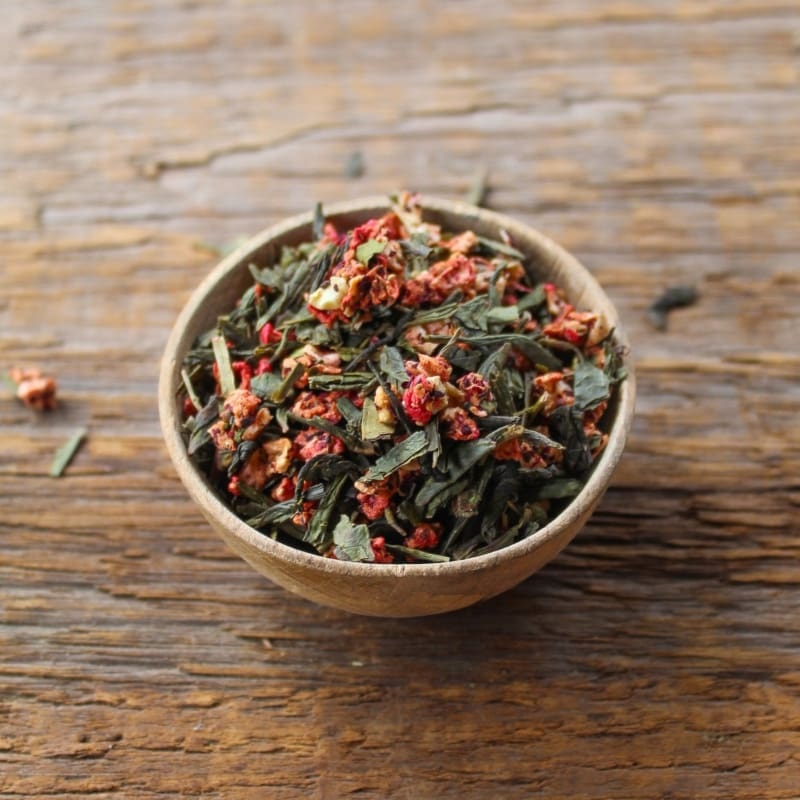 Strawberry Green Tea (Organic) 3 oz.