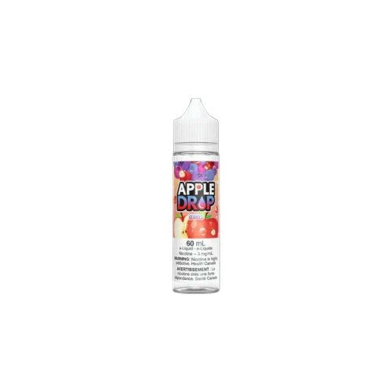 Apple Drop 60ML (Clearance)|Berries|Cranberry|Double Apple|Grape|Kiwi|Lychee|Mango|Peach|Strawberry|0mg|3mg|6mg|12mg