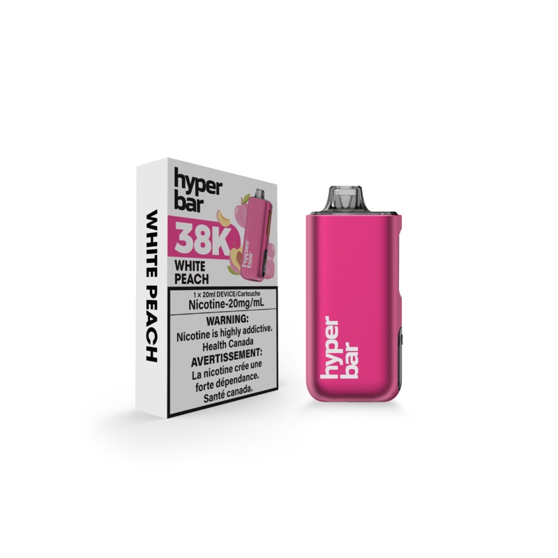 Hyperbar BE38000|Banana CC Ice|Blue Razz|Blueberry Mint|Blueberry Watermelon Ice|Cherry Lime|Honeydew Mango Ice|Northern Freeze|Peach Blue Razz|Peach Watermelon Ice|Pineapple Coconut|Sakura Grape|Strawberry Grapefruit Ice|White Peach