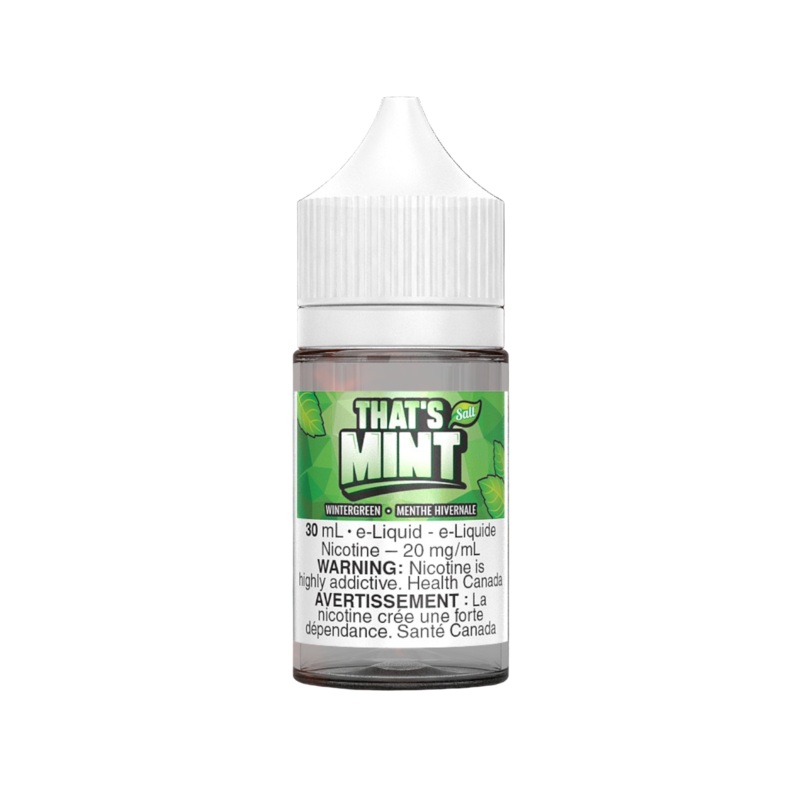 That’s Mint – Salt|Menthol Blast|Mint Condition|Peppermint|Pure Ice|Spearmint|Wintergreen|12mg|20mg