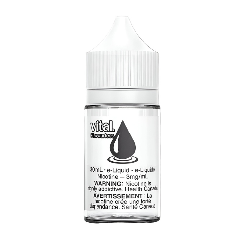 VITAL 30mL|Flavourless|Ice|Smooth Tobacco|0 mg|3mg|6mg|12mg