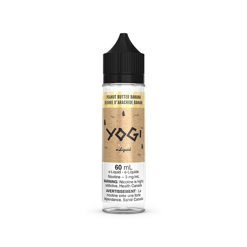 Yogi E-Liquid (Ontario)|Peanut Butter Banana|Vanilla Tobacco|3mg|6mg