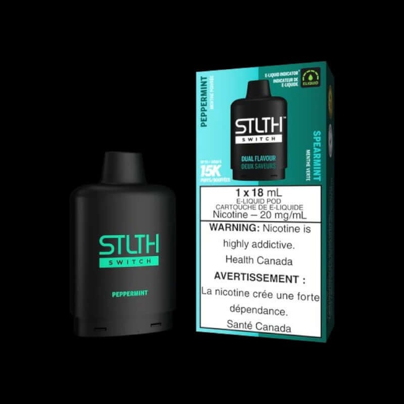 STLTH Switch (Clearance)|Spearmint/Peppermint|Juicy Peach/White Grape|Vanilla/Golden Ticket|Dry Ice/Classic Ice