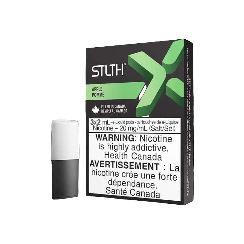 STLTH X (Clearance)|Apple|Cubano|Green Apple Ice|Grape Ice|Lush Ice|Mango Peach Banana|Peach Ice|Straw Orange Banana|Tobacco