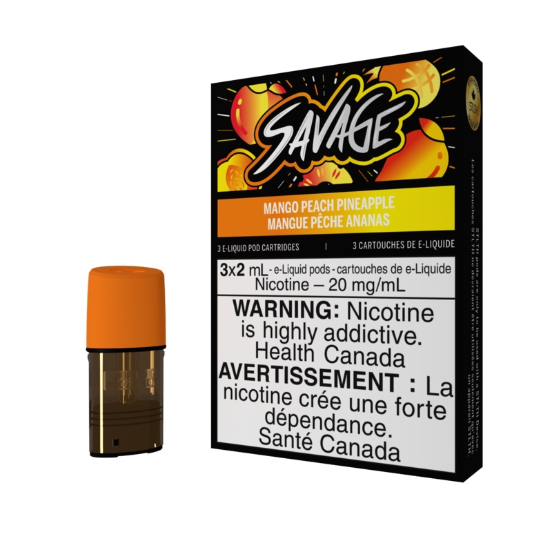 SAVAGE Pod Pack – Mango Peach Pineapple