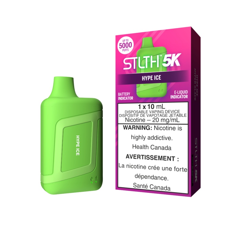 STLTH 5K – Hype Ice|20 mg/mL (wholeseller) – Excise ON|20 mg/mL (wholeseller) – Excise AB|20 mg/mL (wholeseller) – Excise FED|20 mg/mL – ON|20 mg/mL – AB|20 mg/mL – FED