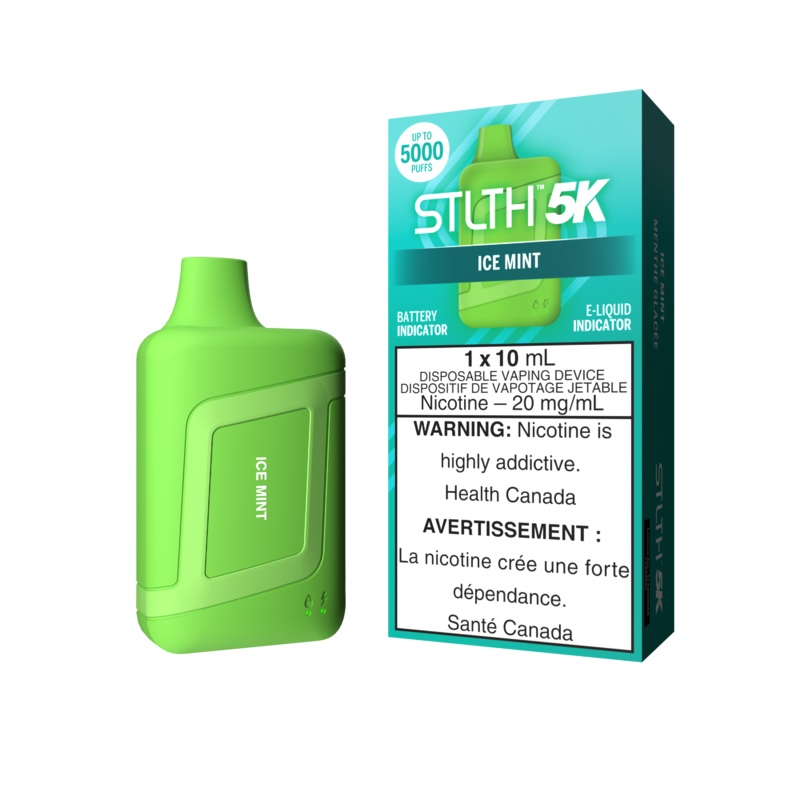 STLTH 5K – Ice Mint|20 mg/mL (wholeseller) – Excise ON|20 mg/mL (wholeseller) – Excise AB|20 mg/mL (wholeseller) – Excise MB|20 mg/mL (wholeseller) – Excise FED|20 mg/mL (DSD) – Excise ON|20 mg/mL (DSD) – Excise AB|20 mg/mL (DSD) – Excise MB|20 mg/mL (DSD