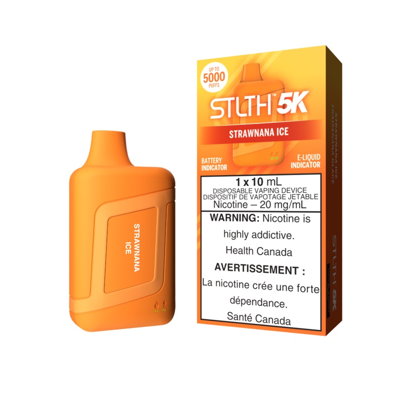 STLTH 5K – Strawnana Ice|20 mg/mL (wholeseller) – Excise ON|20 mg/mL (wholeseller) – Excise FED|20 mg/mL – FED