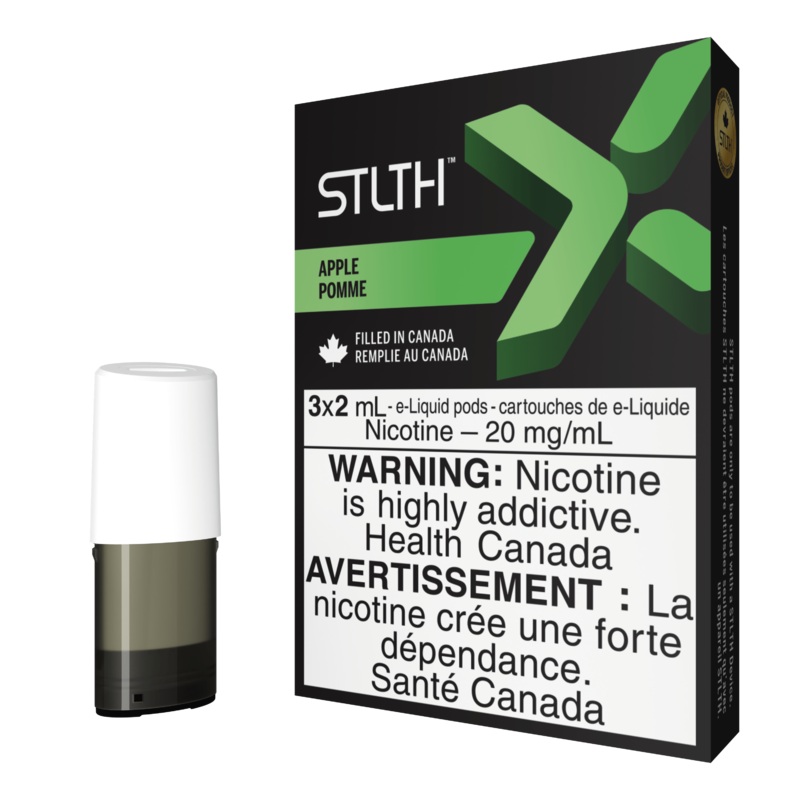 STLTH X Pod Pack – Apple|20 mg/mL (promo)(wholeseller) – Excise ON|20 mg/mL – ON