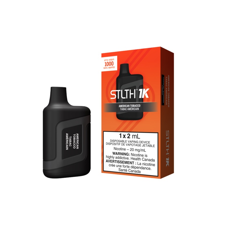 STLTH 1K – American Tobacco|20 mg/mL (DSD) – Excise FED