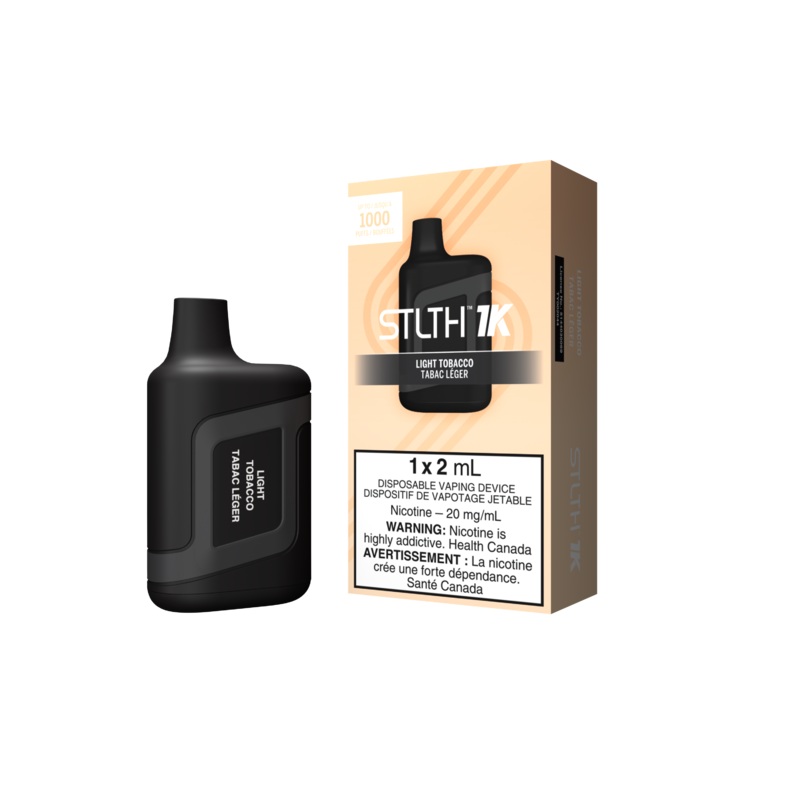STLTH 1K – Light Tobacco|20 mg/mL (DSD) – Excise FED