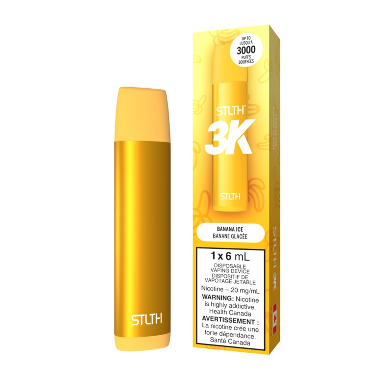 STLTH 3K – Banana Ice|20 mg/mL (DSD) – Excise AB|20 mg/mL (DSD) – Excise MB