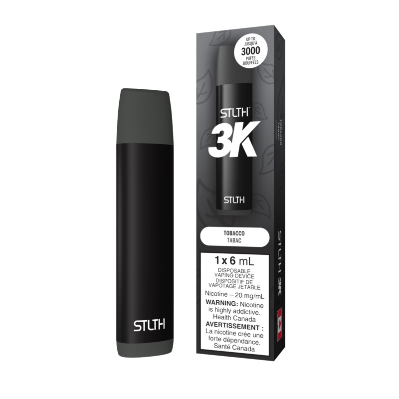 STLTH 3K – Tobacco|20 mg/mL (wholeseller) – Excise ON|20 mg/mL (wholeseller) – Excise NB|20 mg/mL (wholeseller) – Excise PE|20 mg/mL (wholeseller) – Excise FED|20 mg/mL (DSD) – Excise ON|20 mg/mL (DSD) – Excise NB|20 mg/mL (DSD) – Excise FED|20 mg/mL – ON