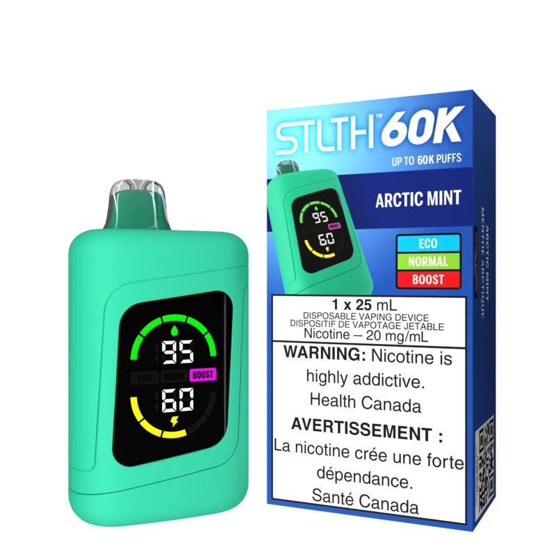 STLTH 60K – Arctic Mint|20 mg/mL (wholeseller) – Excise ON|20 mg/mL (wholeseller) – Excise AB|20 mg/mL (wholeseller) – Excise MB|20 mg/mL (wholeseller) – Excise FED|20 mg/mL – ON|20 mg/mL – AB|20 mg/mL – MB|20 mg/mL – FED