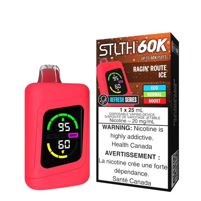 STLTH 60K – Ragin’ Route Ice|20 mg/mL (wholeseller) – Excise ON|20 mg/mL (wholeseller) – Excise AB|20 mg/mL (wholeseller) – Excise MB|20 mg/mL (wholeseller) – Excise FED|20 mg/mL – ON|20 mg/mL – AB|20 mg/mL – MB|20 mg/mL – FED