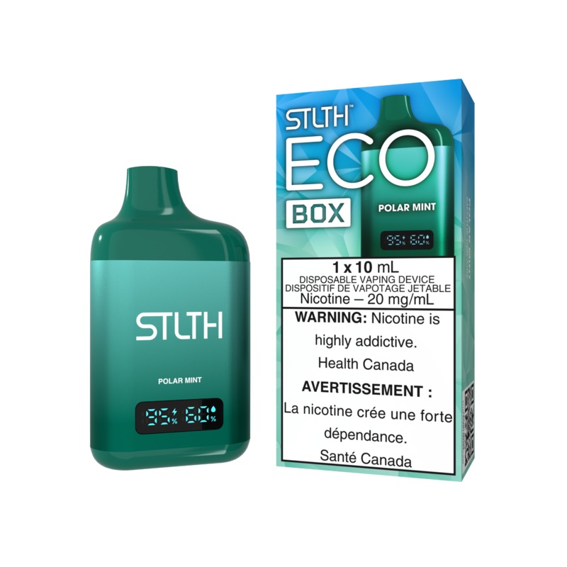 STLTH ECO BOX – Polar Mint|20 mg/mL (wholeseller) – Excise ON|20 mg/mL (wholeseller) – Excise AB|20 mg/mL (wholeseller) – Excise MB|20 mg/mL (wholeseller) – Excise YT|20 mg/mL (wholeseller) – Excise FED|20 mg/mL – ON|20 mg/mL – AB|20 mg/mL – MB|20 mg/mL –