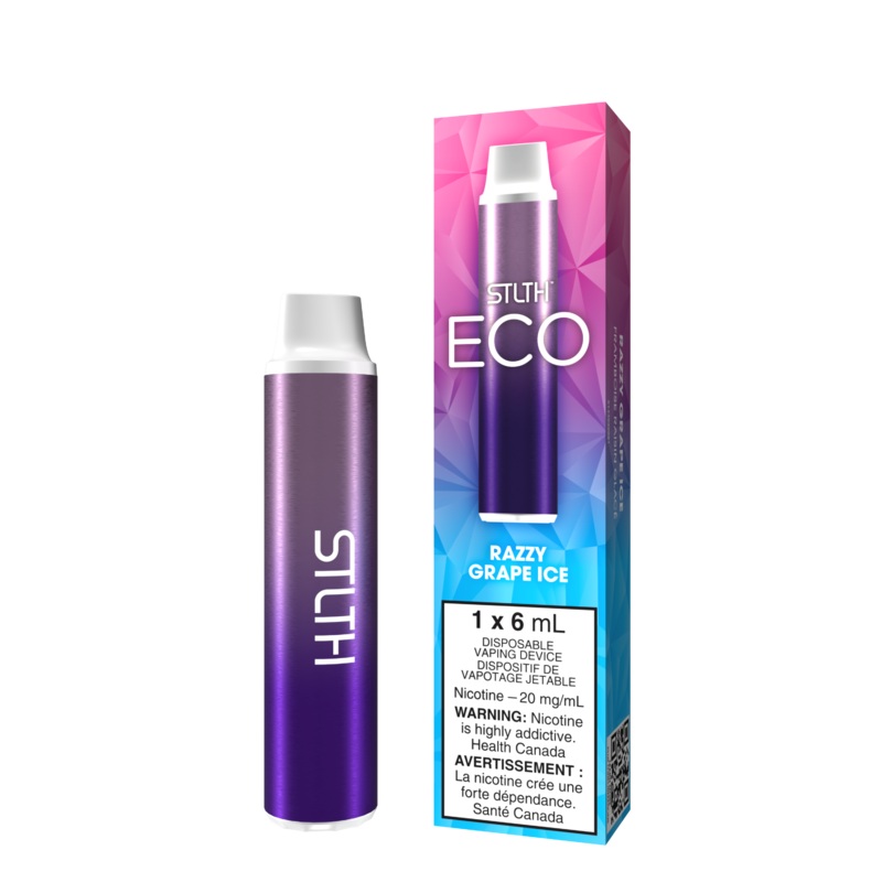 STLTH ECO – Razzy Grape Ice|20 mg/mL (wholeseller) – Excise ON|20 mg/mL (wholeseller) – Excise AB|20 mg/mL (wholeseller) – Excise MB|20 mg/mL (wholeseller) – Excise FED|20 mg/mL – ON|20 mg/mL – AB|20 mg/mL – MB|20 mg/mL – FED