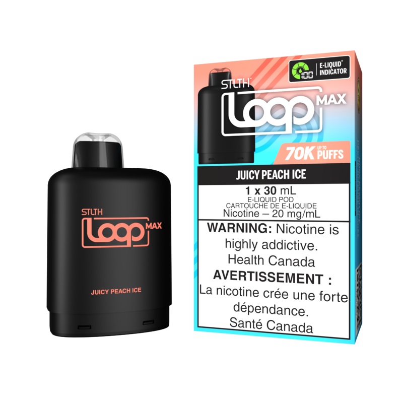 STLTH LOOP MAX Pod Pack – Juicy Peach Ice