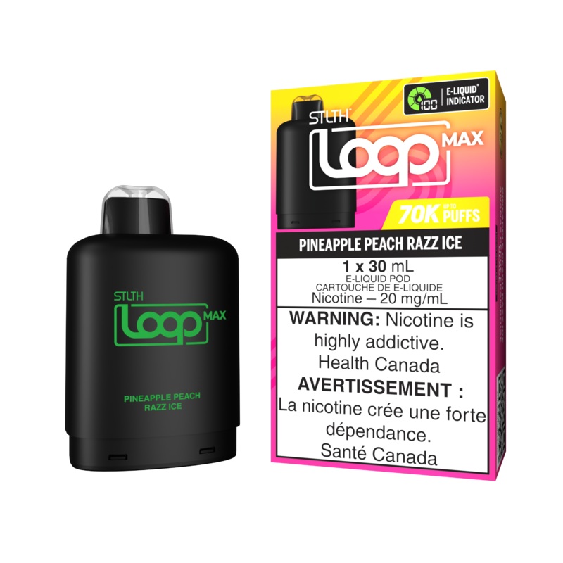STLTH LOOP MAX Pod Pack – Pineapple Peach Razz Ice