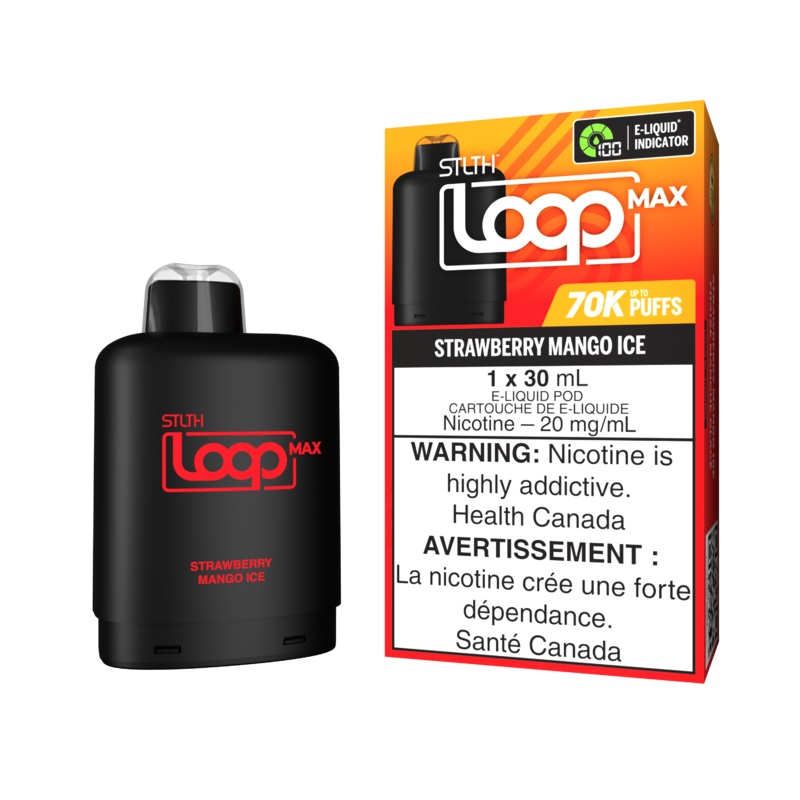 STLTH LOOP MAX Pod Pack – Strawberry Mango Ice