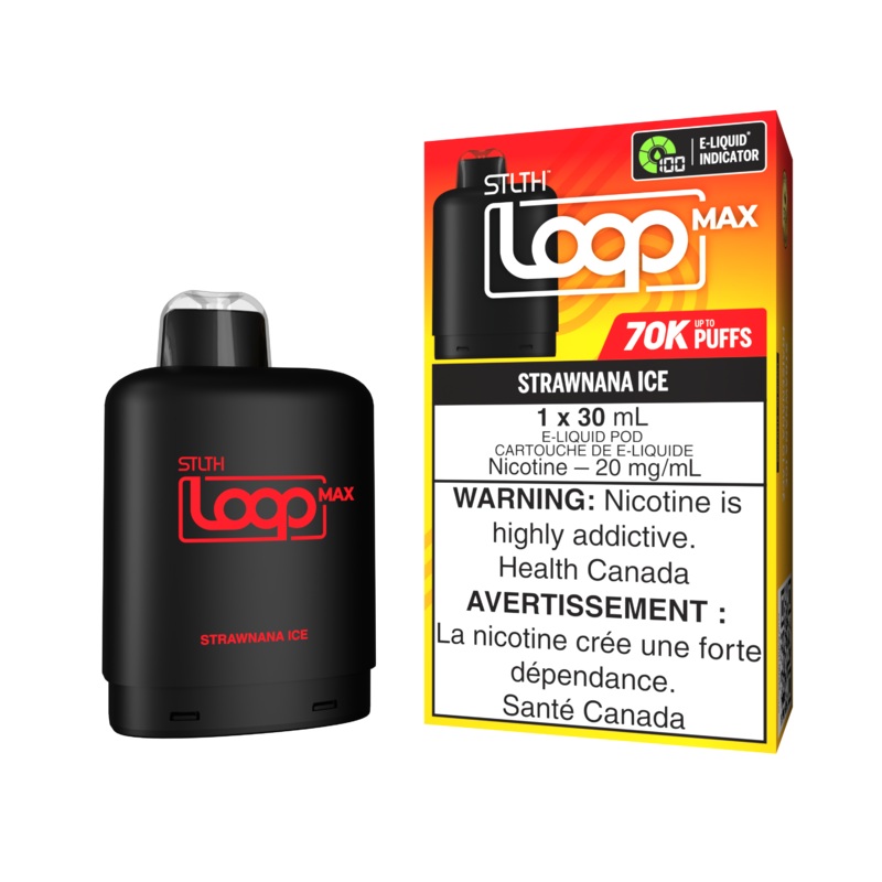 STLTH LOOP MAX Pod Pack – Strawnana Ice
