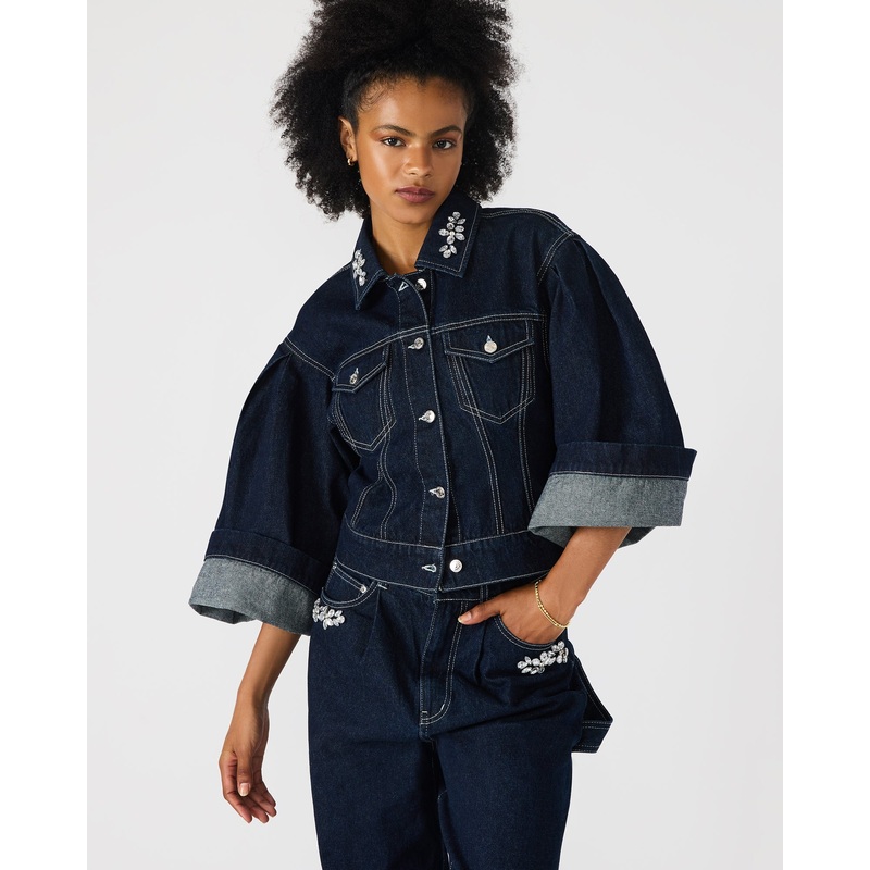 DOROTHY JACKET BIJOU BLUE|BIJOU BLUE|XS|S|M|L|XL|XXL|BJOU