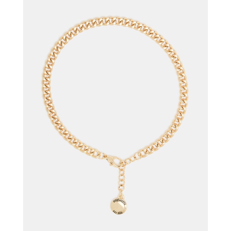 CURB CHAIN ANKLET GOLD|GOLD|ONESZ|45