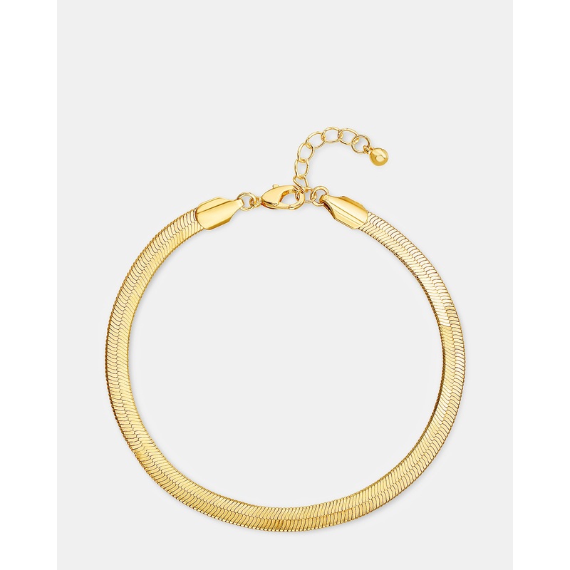 HERRINGBONE ANKLET GOLD|GOLD|ONESZ|45