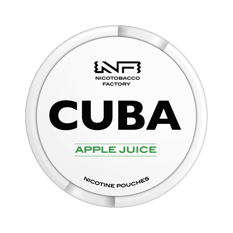 CUBA Apple Juice|White – 16MG/G|Black – 66MG/G