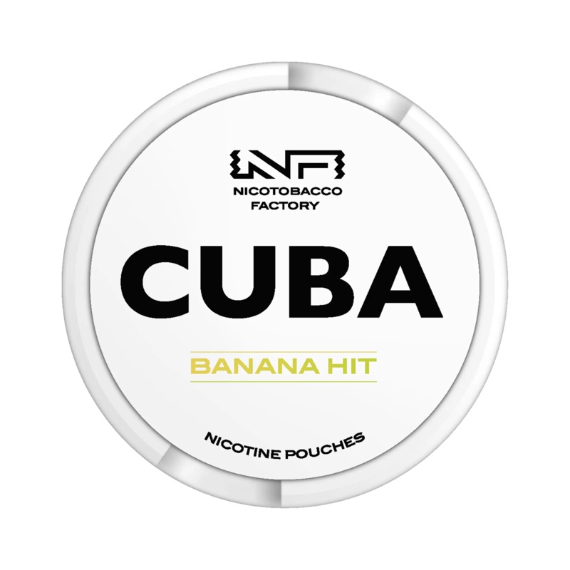 CUBA Banana Hit|White – 16MG/G|Black – 66MG/G