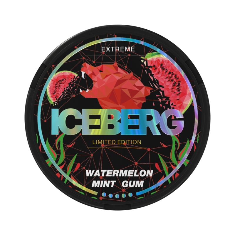 ICEBERG Watermelon Mint Gum|Ultra