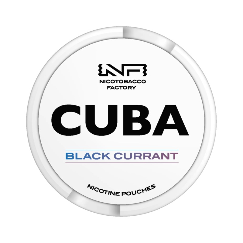 CUBA Black Currant|White – 16MG/G|Black – 66MG/G