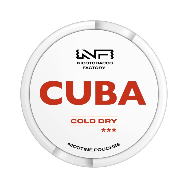 CUBA Cold Dry|White – 16MG/G|Black – 66MG/G