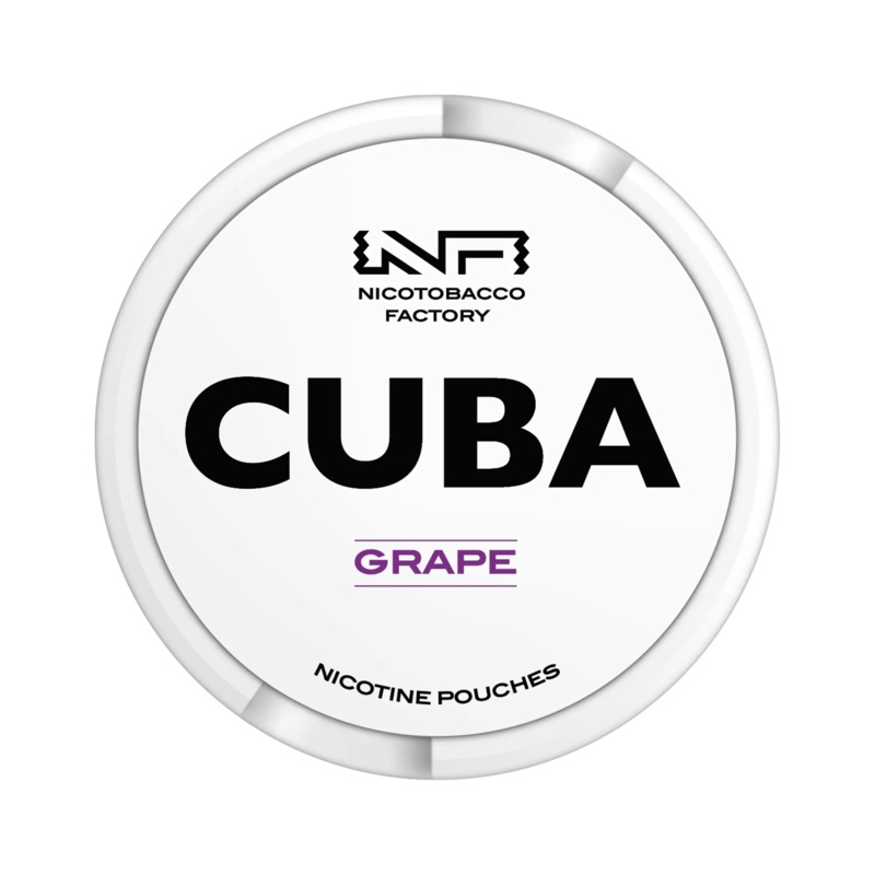 CUBA Grape|White – 16MG/G|Black – 66MG/G