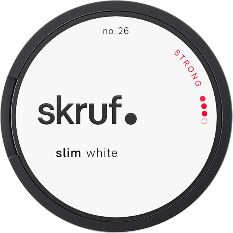 Skruf #26 Slim White Strong|1 pc|10 pcs