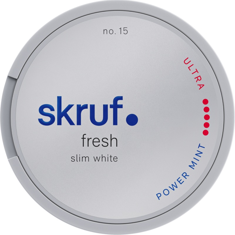 Skruf #15 Slim Fresh Power Mint Ultra