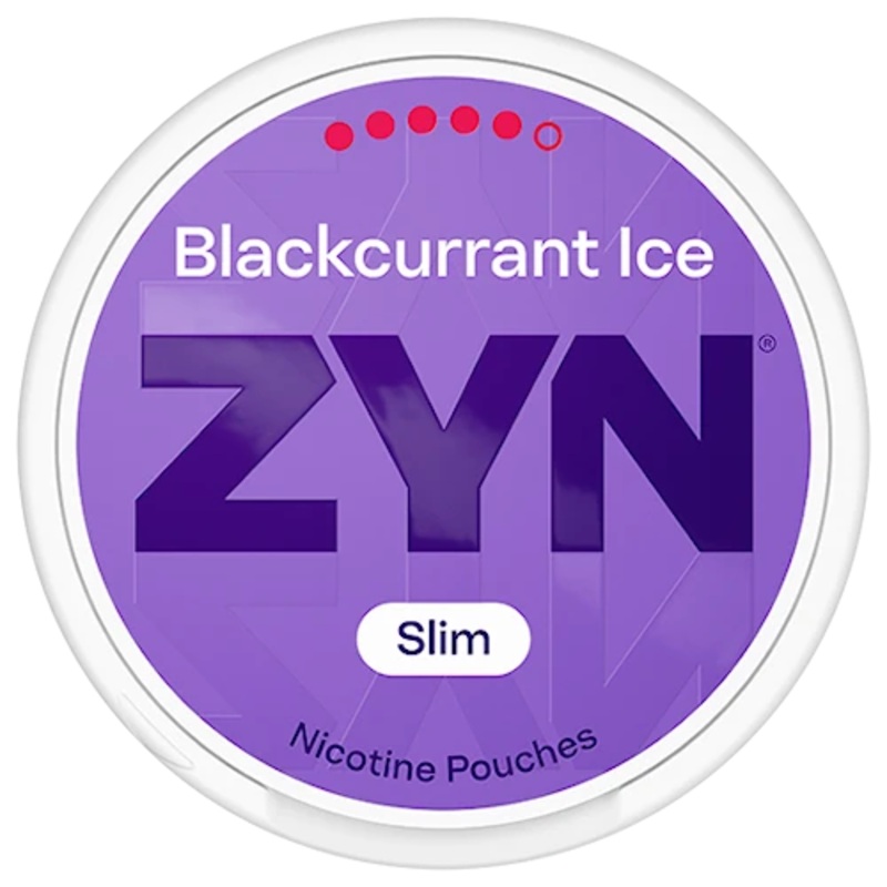 ZYN Slim Blackcurrant Ice #5 Super Strong