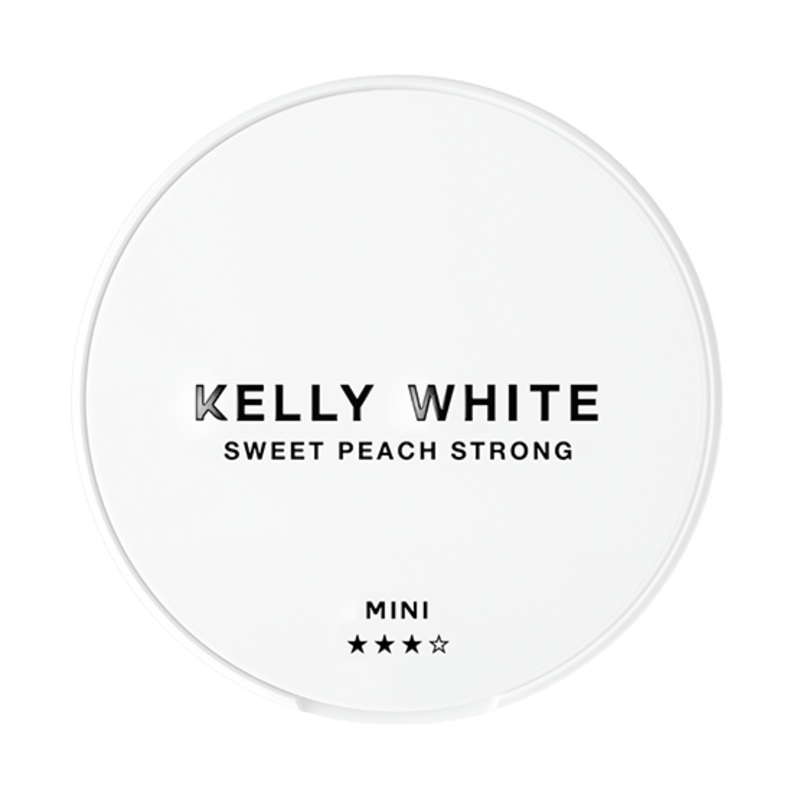 Kelly White – Sweet Peach Strong mini (6.5mg/pouch)