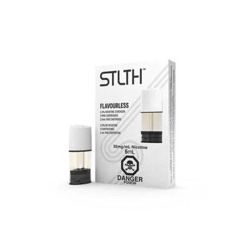 STLTH POD PACK FLAVOURLESS|0mg|20mg|35mg|50mg