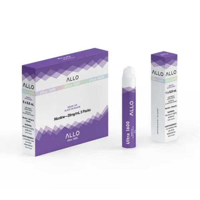 Allo Ultra 1600 Disposable – Grape Ice