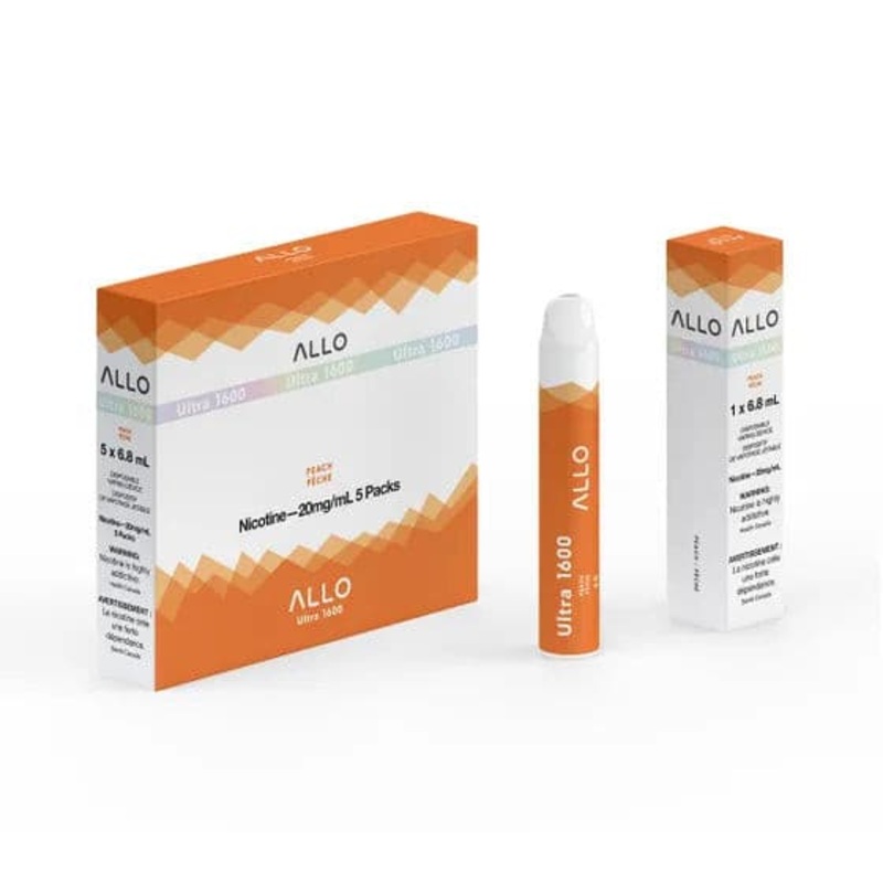 Allo Ultra 1600 Disposable – Peach